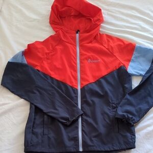 Cotapaxi Colorblock Windbreaker - Red and Blue